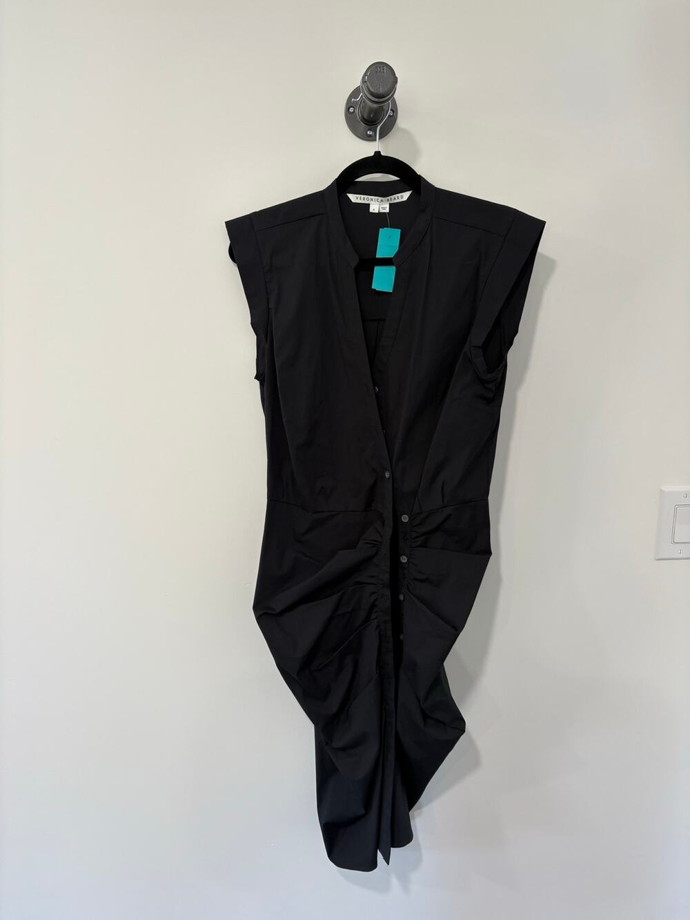 Veronica Beard Sleeveless Gathered Dress Size 6